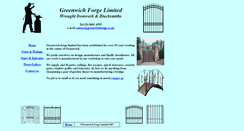 Desktop Screenshot of greenwichforge.co.uk